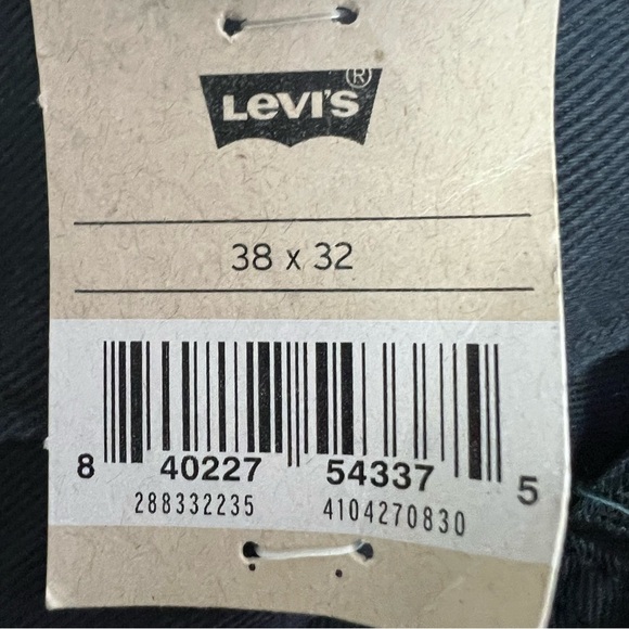 Levi’s 512 Slim Taper Men’s Jeans Sz W38/L32 Color Black Pockets Eco Ease $69.50 - Picture 8 of 14